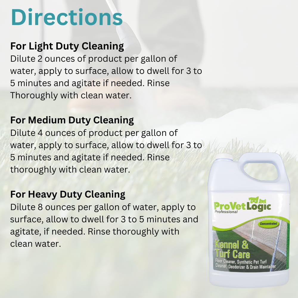 Provetlogic Kennel And Turf Care 1 Gallon Kit