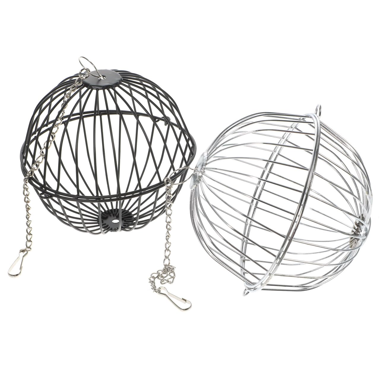 HAKIDZEL Foldable Lightweight Pet Feeder, Hanging Hay Cage for Hamsters, Chinchillas, Rabbits, Guinea Pigs, 2pcs