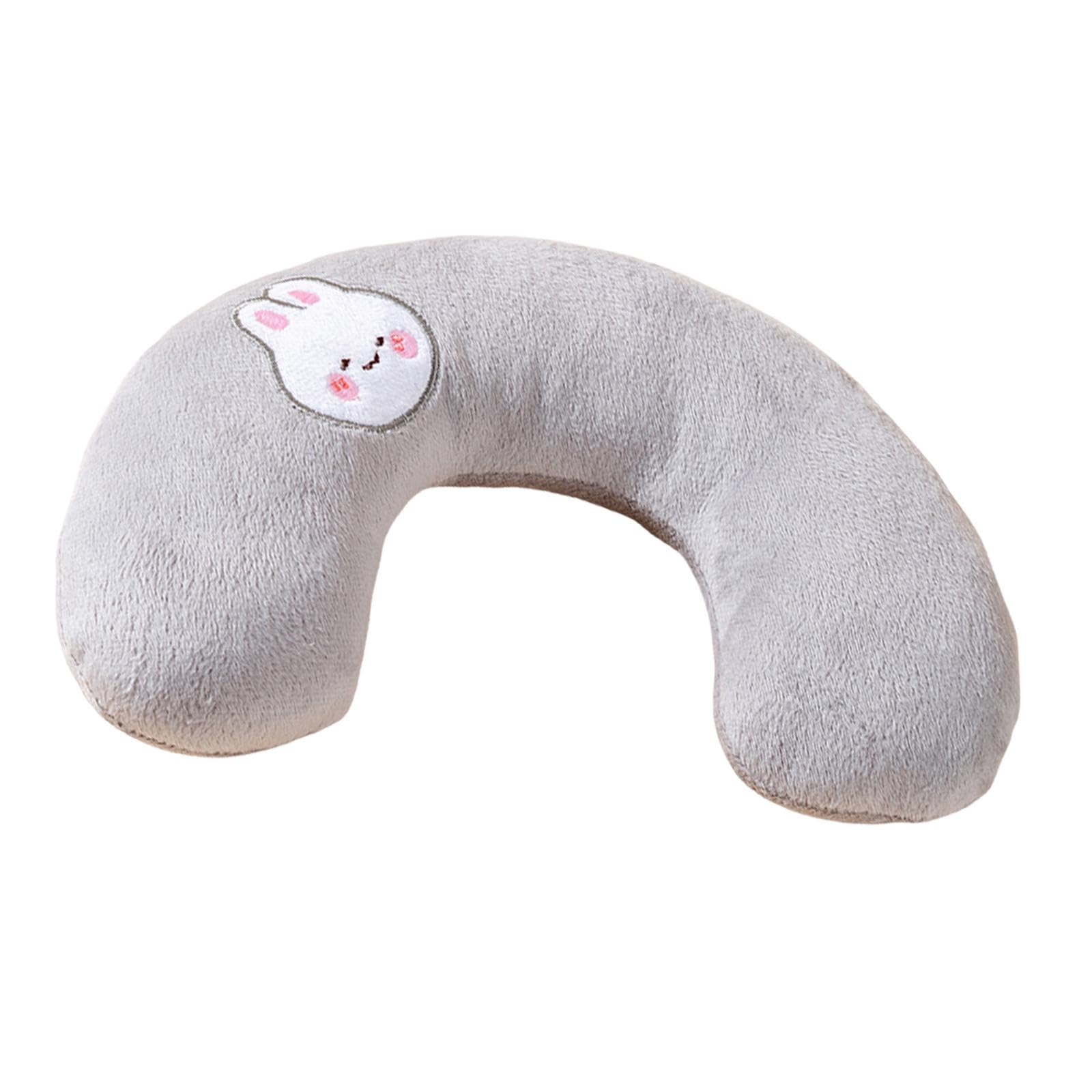 CALANDIS Pet Cat Pillow Washable Interactive Toy Cute Animal Pillow for Dog Cat Puppy Gray Bunny | Beds | Dog Supplies