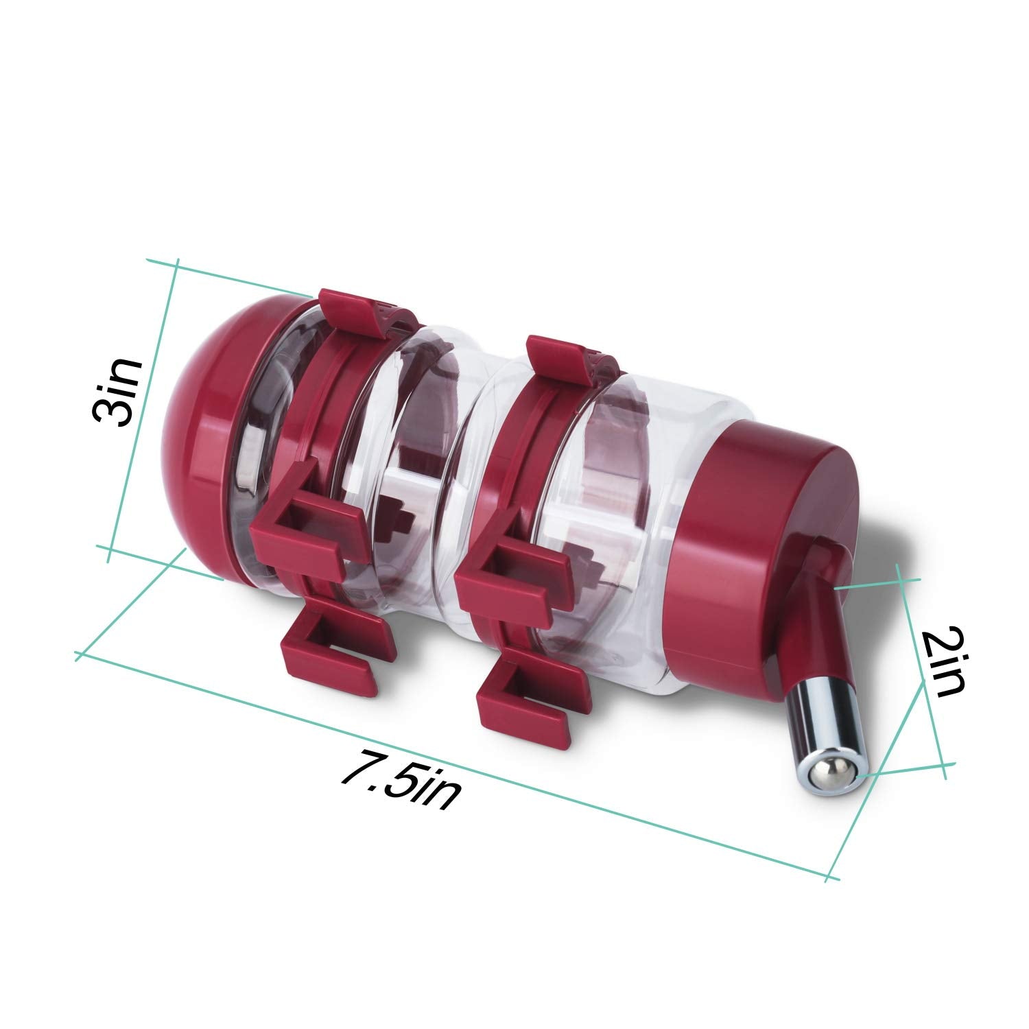 No Drip Dog Kennel Water Bottle Dispenser For Crate, 400Ml Dripless Pet Drinking Fountains Kettle With Automatically Feeding Wat