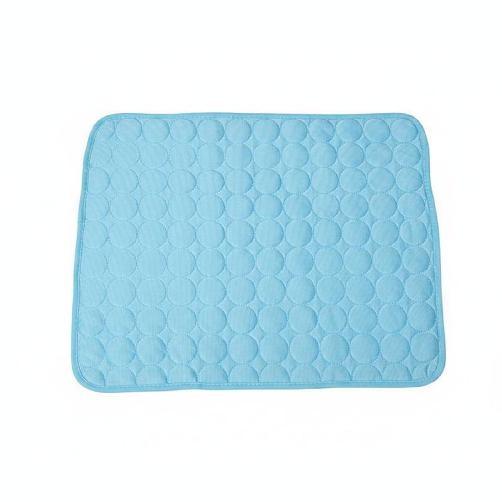 LOOM TREE Breathable Pet Cooling Mat Lightweight Dog Cooling Pad Machine Washable for Dogs, Cats, Summer, Light Blue, L | Pet Su