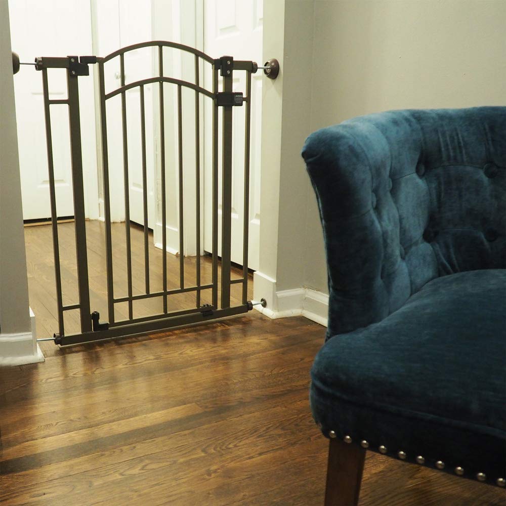 Baby Gate Guru Extra Long M8 Spindle Rods for Pressure Mounted Baby & Pet Gates, 4 Pack, 8mm, Bronze