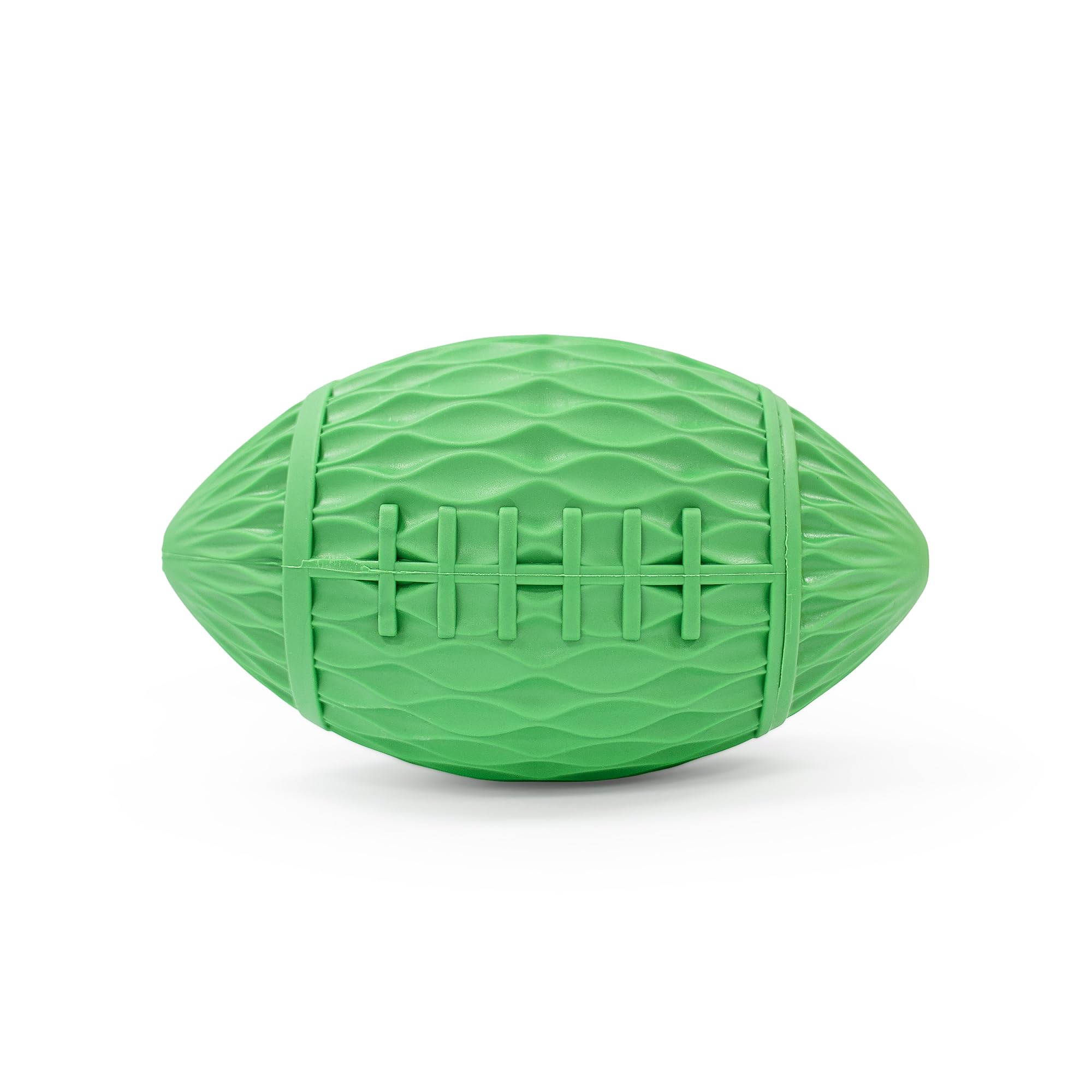 Zigly Lifestyle Rugby Natural Rubber Dog Chew Toy For Puppies & Adult Dogs | Durable Interactive Chew Toy For Small, Medium & La
