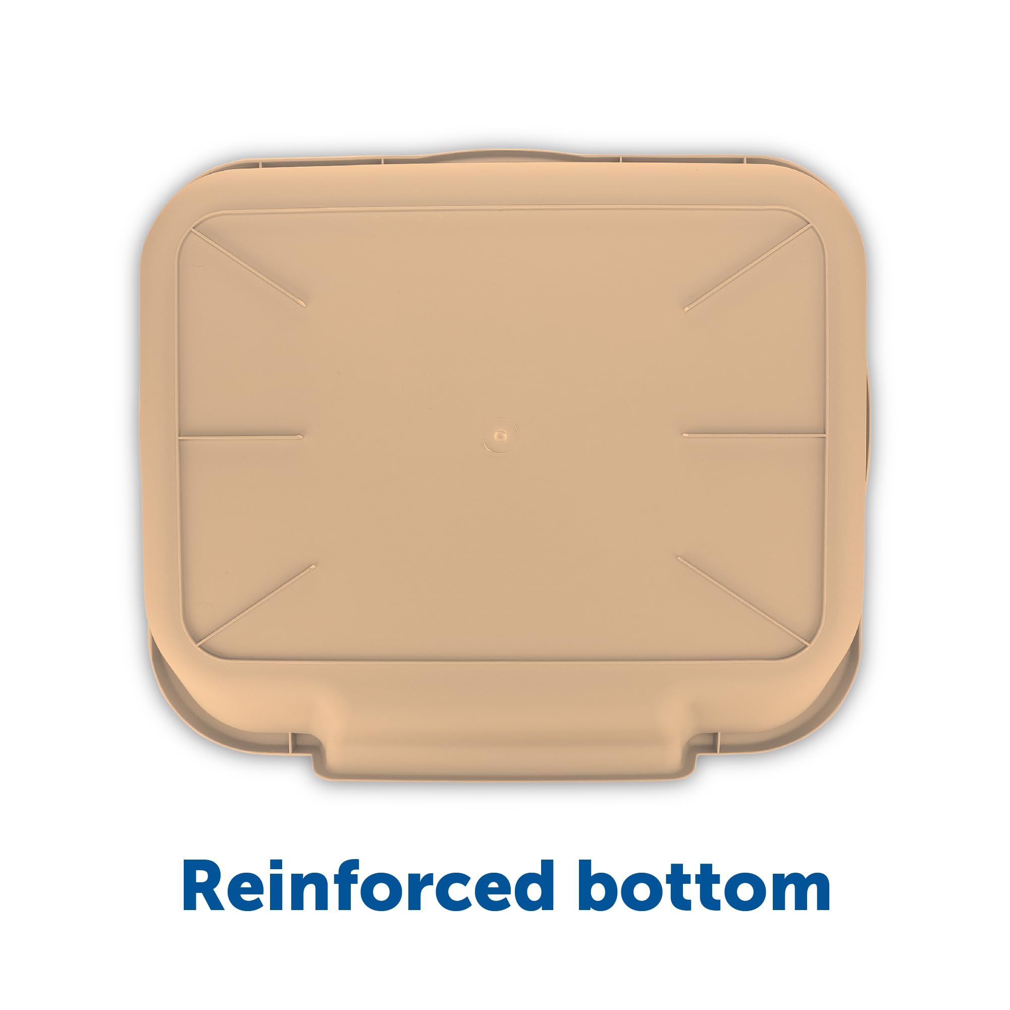 Kittygohere Senior Cat Litter Box 1 Pack, Large Beach Sand Low Entrance Kitty Litter Box, Sized For Cats Comfort, Perfect For Se