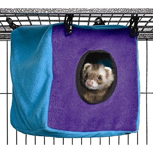 Midwest Homes For Pets Ferret Nation Cozy Cube For Ferret Nation & Critter Nation Small Animal Cages | Measures 8.5L X 8.5W X 9H - Inches