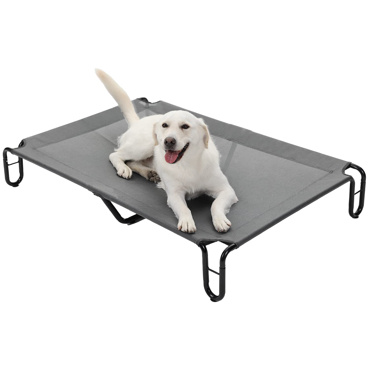 Pettycare Elevated Outdoor Dog Bed - Dog Cots Beds For Large Dogs Xl, Waterproof Raised Dog Bed Easy To Assemble, Cooling Elevat