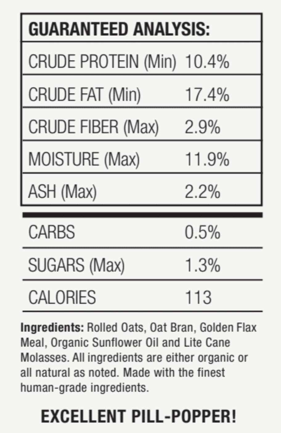A TO Z HORSE COOKIES Horse Treats, Original Flavor, A Softer Cookie/Pill Popper Made w/Lite Molasses, Low Carb/Sugar, Wheat, Cor
