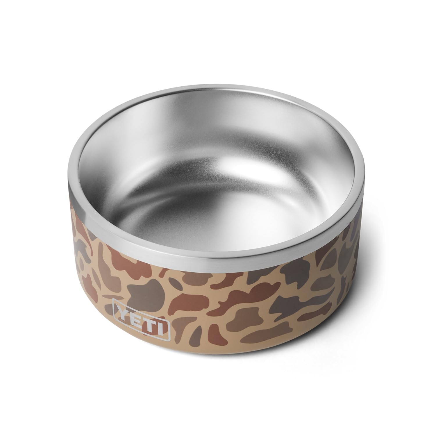 YETI Boomer 8, Stainless Steel, Non-Slip Dog Bowl, Holds 64 Ounces, Wetlands Camo
