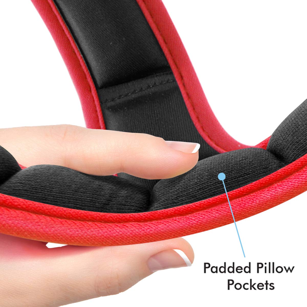 Metric Usa Comfort Fit Dog Harness Easy To Put-On Comfortable Adjustable Step In Soft Padded Dog Vest Harnesses For Small And Medium Dogs Under 30 Lbs, Red, S, Chest 16-18'