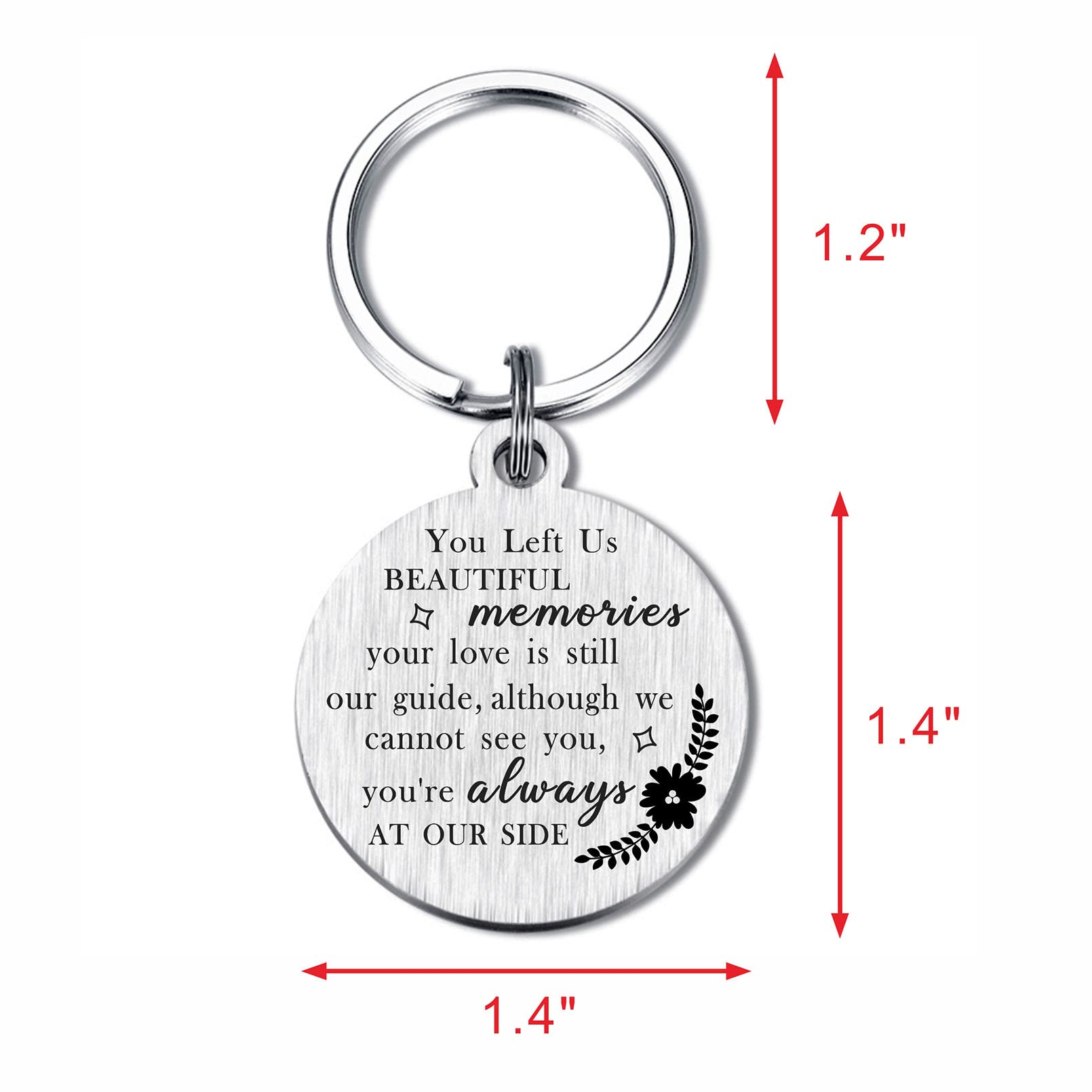 Resdink Bereavement Gifts For Loss Of Grandmother Grandma, Sympathy Keychain For Loss Of Grandmother, Memory Grandma Present