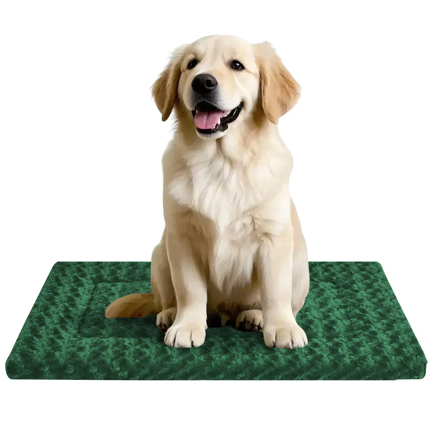 Dog Beds Crate Pad, Dog Bed Mat For Large Dogs Sleeping, Soft, Durable, Washable & Anti-Slip Crate Pads, Reversible Kennel Mat (