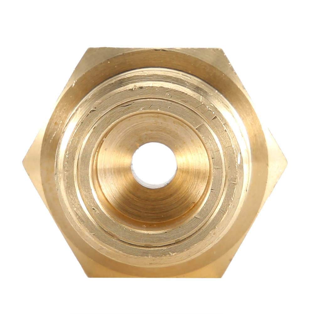 CO2 Cylinder Tank W21.8 to CGA320 Adapter Converter for Aquarium Fish Tank,1.1inch