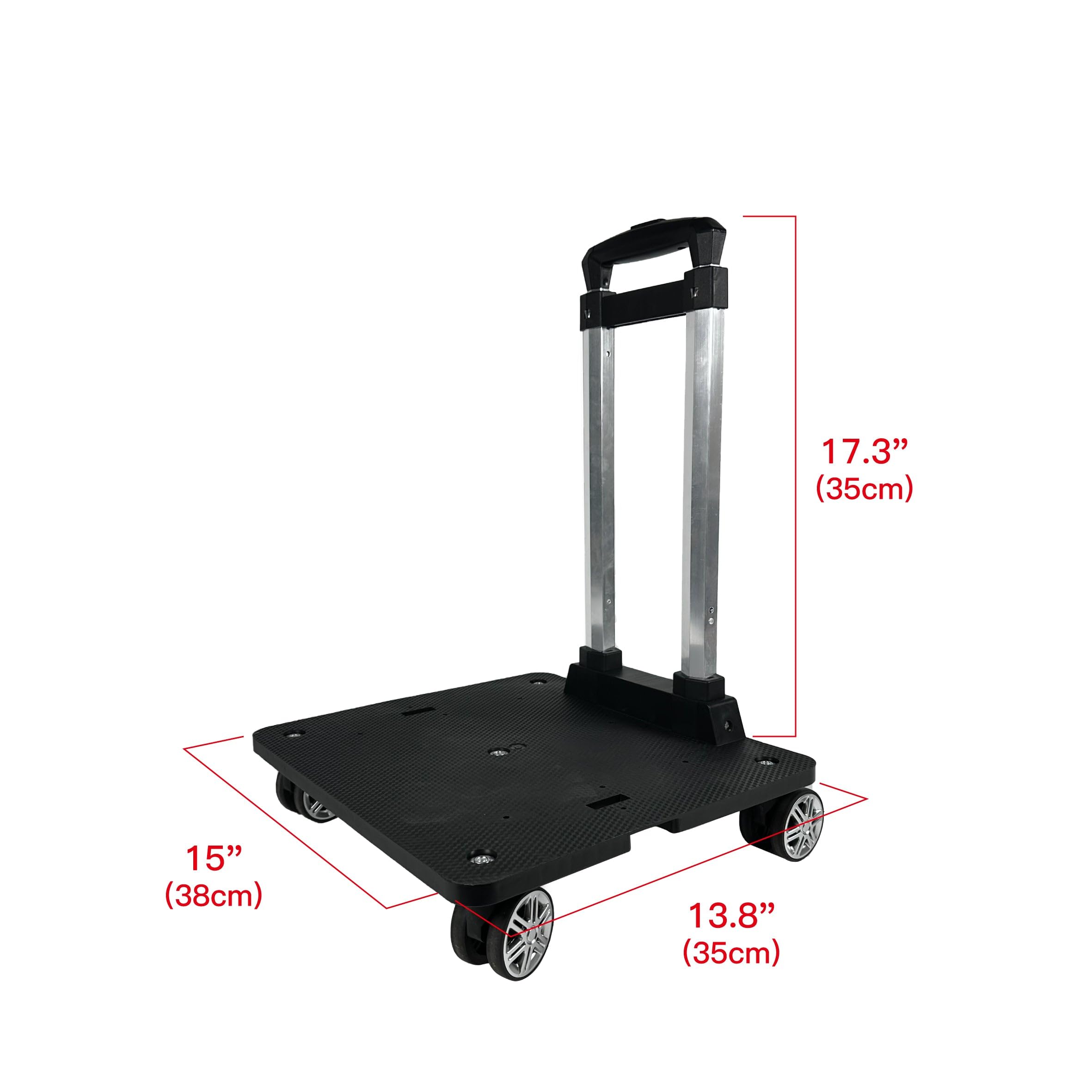 Mr. Peanut'S Spinner Wheelbase Luggage Cart, Adding Rolling Functionality To Bags & Pet Carriers
