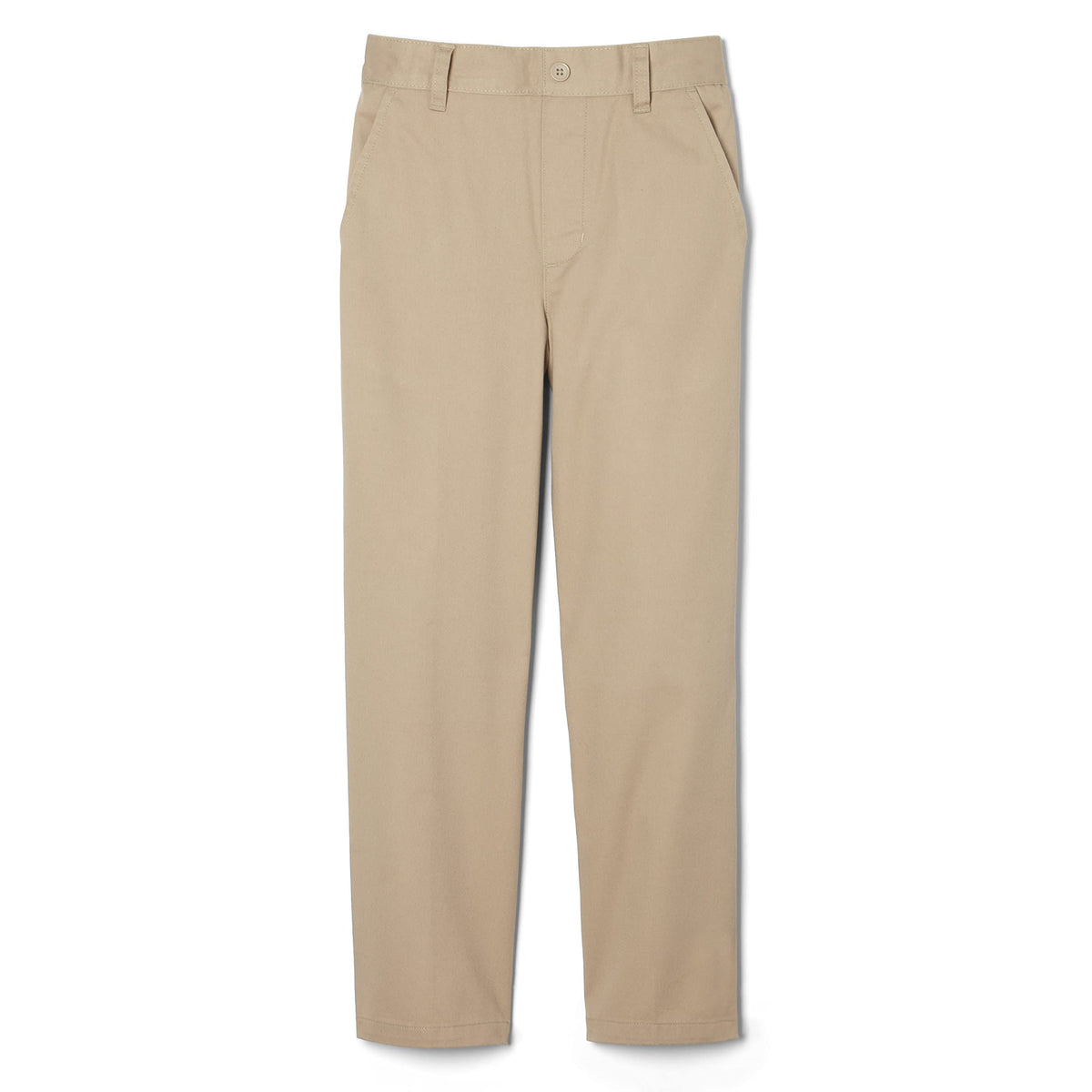 French Toast Boys Toddler Pull-On Relaxed Fit School Uniform Pant (Standard  Husky), Khaki, 4T