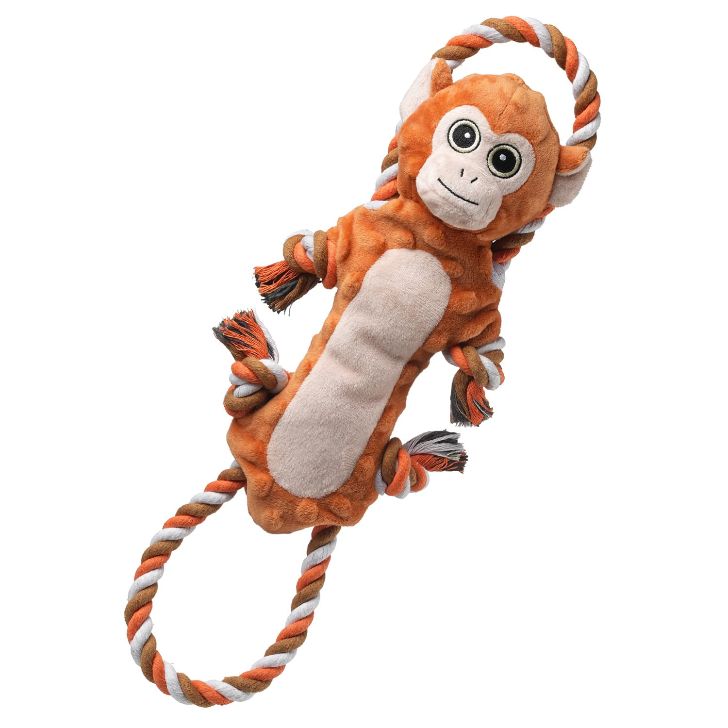 Sedioso Dog Tug Toys, Stuffed Animal Dog Chew Toy, Cute Puppy Squeaky Dogs Plush Toys With Crinkle Paper For Small, Middle, Larg