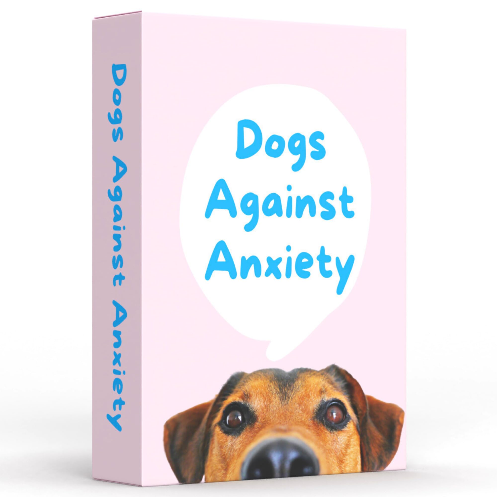 Catchyourdreams Dogs Against Anxiety Cards - 50 Cards for Self Esteem and Stress, Affirmations for Anxiety Emotions Oracle Tarot