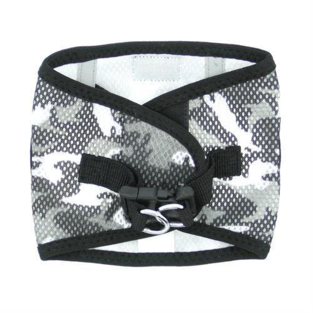 Doggie Design American River Dog Harness Camouflage Collection - Gray Camo Xxs