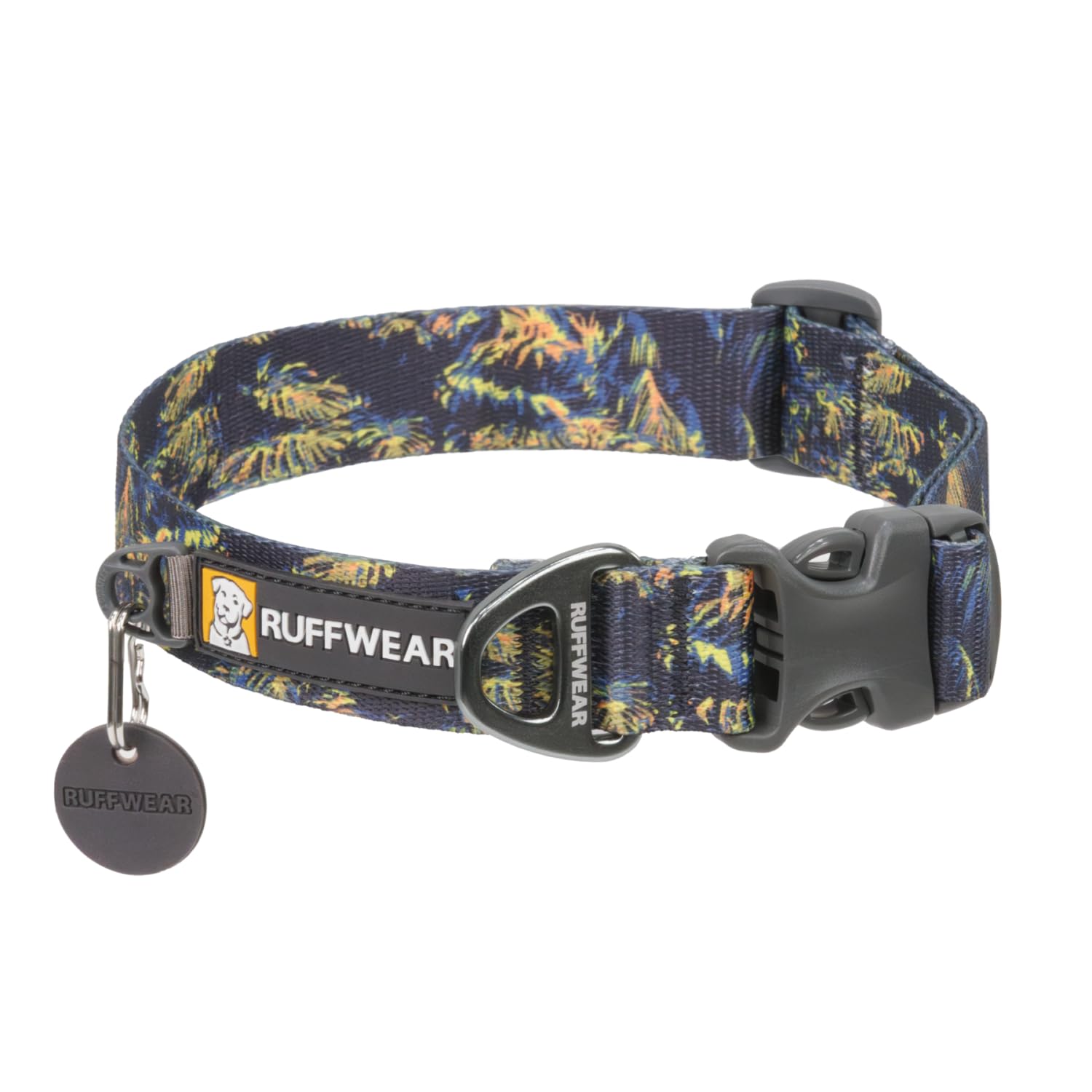Ruffwear, Front Range Dog Collar, Durable And Comfortable Collar For Everyday Use, Deep Jungle, 20'-26'