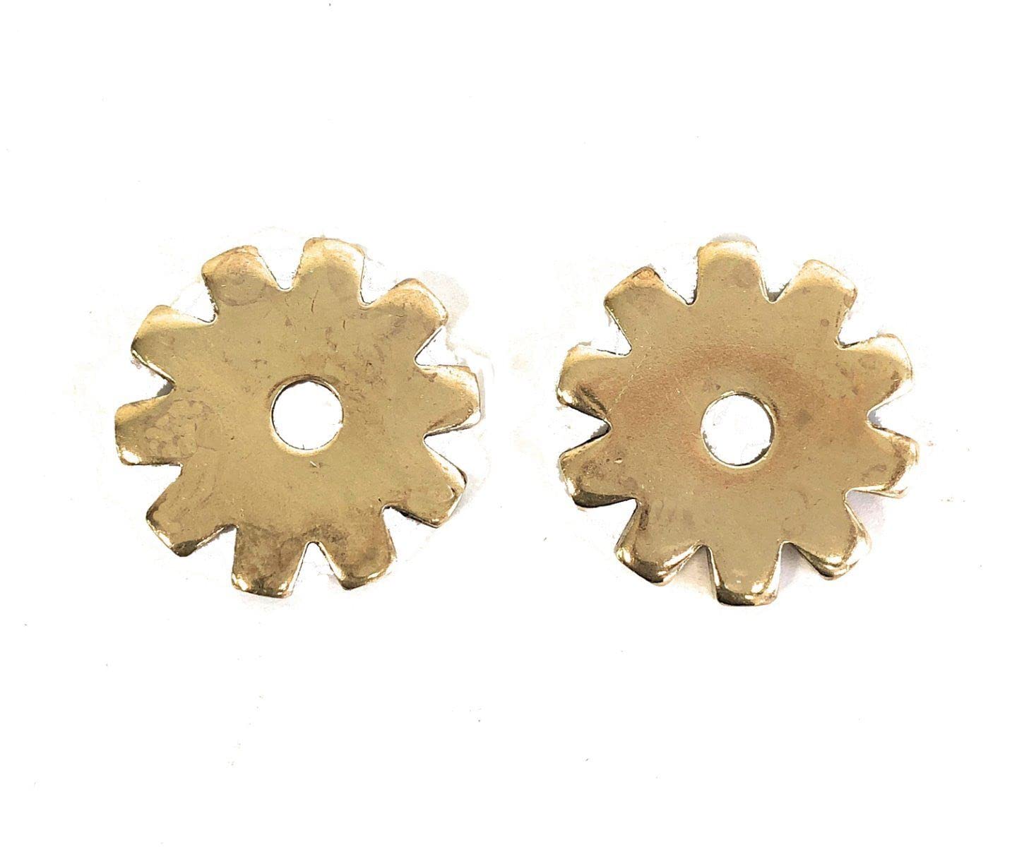 Aj Tack Spur Rowels Black 1 3/8' Cloverleaf