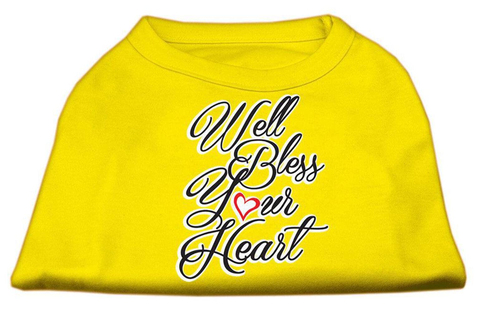 Mirage Pet Products 51-172 LGBL Well Bless Your Heart Screen Print Blue Dog Shirt, Large