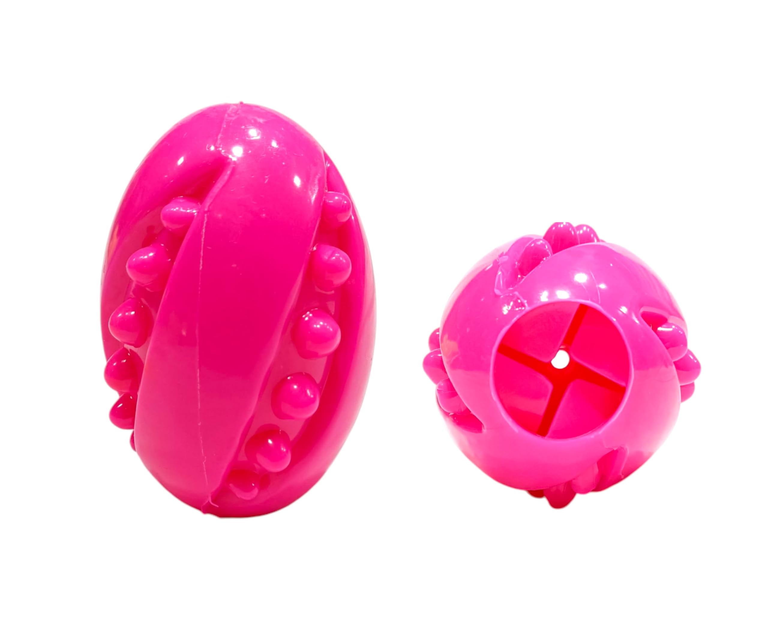 The Pets Company Indestructible Dog Chew Toy | Durable TPR Rubber Pet Toy for Aggressive Chewers | Strong, NonToxic, Treat Disp