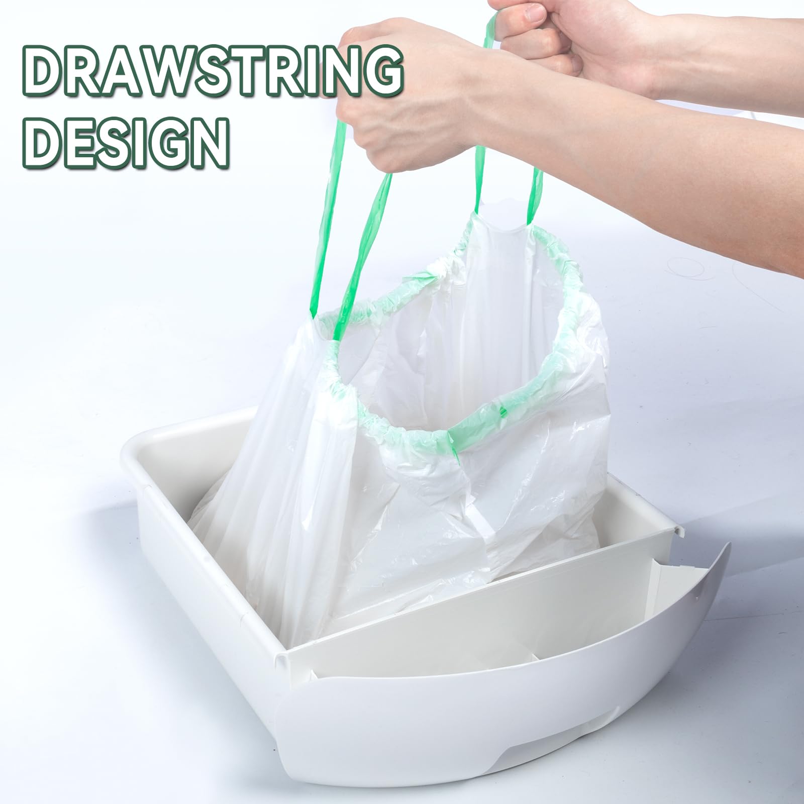 40 Count Cat Litter Box Liners For Automatic Cat Litter Box And Litter-Robot 4/3, Heavy-Duty, Extra Thick