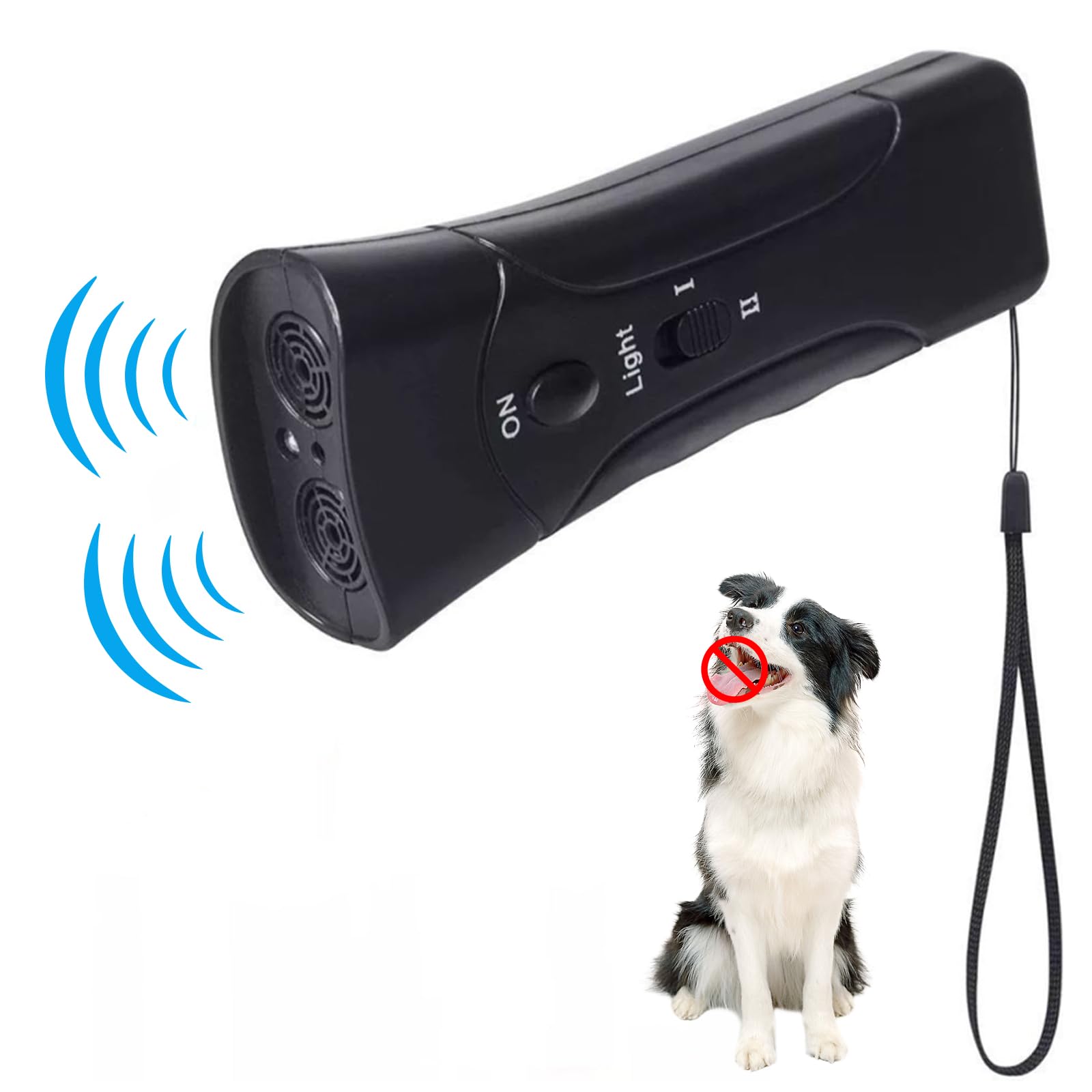 Lopurs Dog Barking Control Devices,Anti Barking Device,Ultrasonic Dog Barking Control Devices & Training Tool,3 In 1 Bark Control Tool,Correct Poor Behavior, Indoor &Outdoor