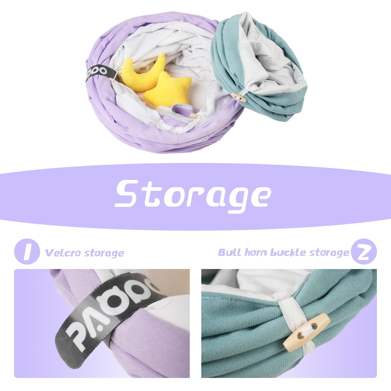 Paopo Cat Tunnel,Cat Tunnels For Indoor Cats Collapsible Large Cat Tunnel Cute Cat Tunnel Toy For Cat,Kitten,Puppy,Rabbit,Purple