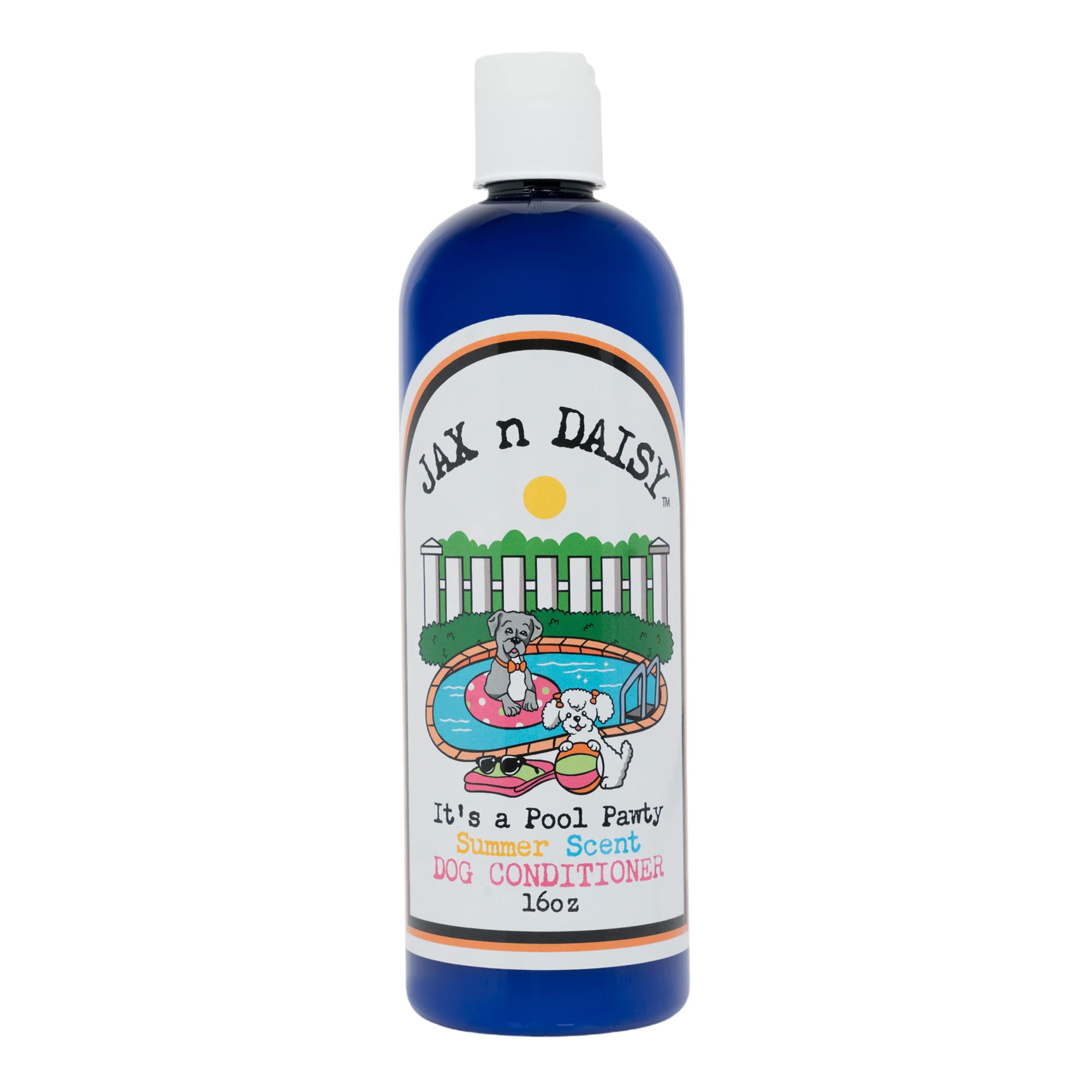 Jax N Daisy It S A Pool Pawty Summer Scent Dog Conditioner Essential Oil Conditioner For Dogs Gentle Dog Hair Cruelty Free Vegan