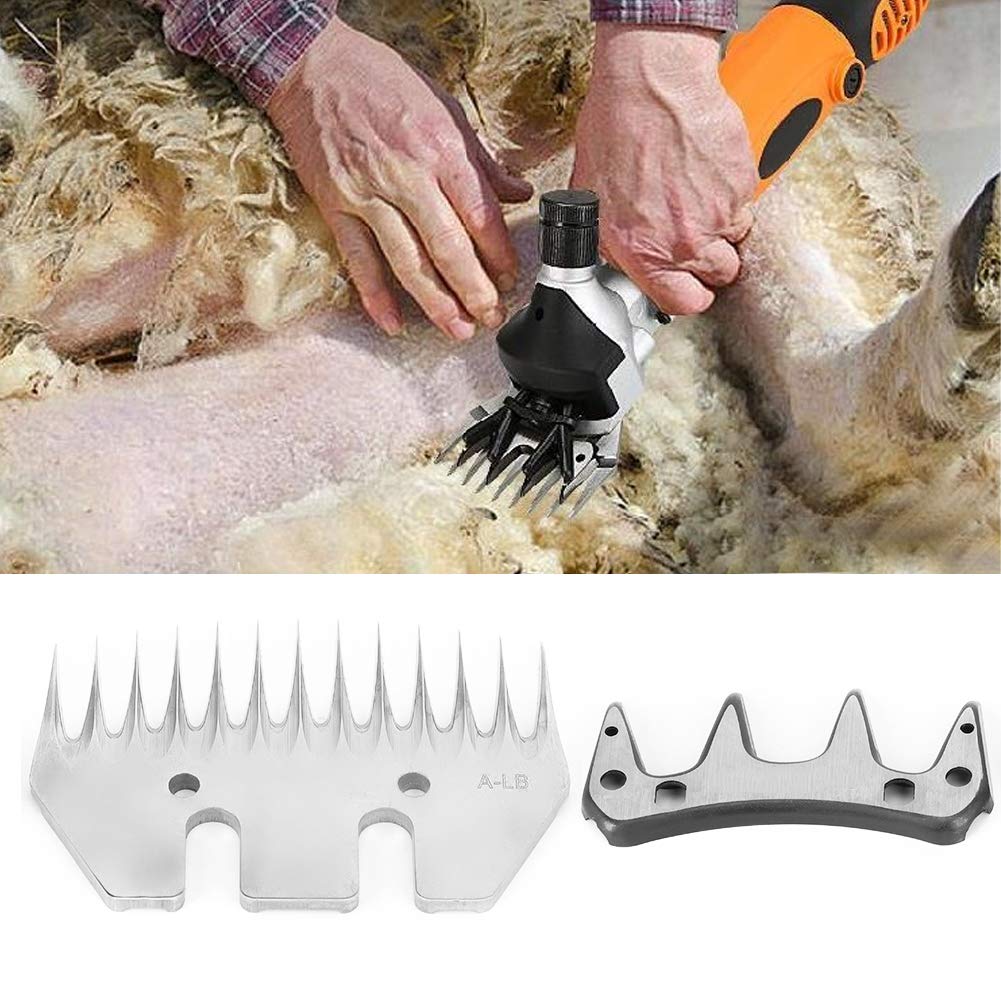 Sheep Shears Blades, Stainless Steel Sheep Clippers Blade Replacement Shearing Combs And Cutters For Goats Clipper(13 Tooth Stra