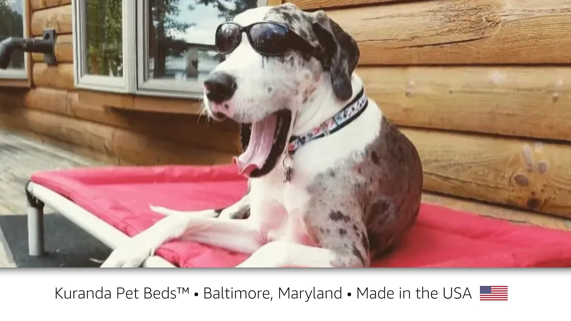 Kuranda Cordura Pad - Medium - 35'' x 23'' - Red