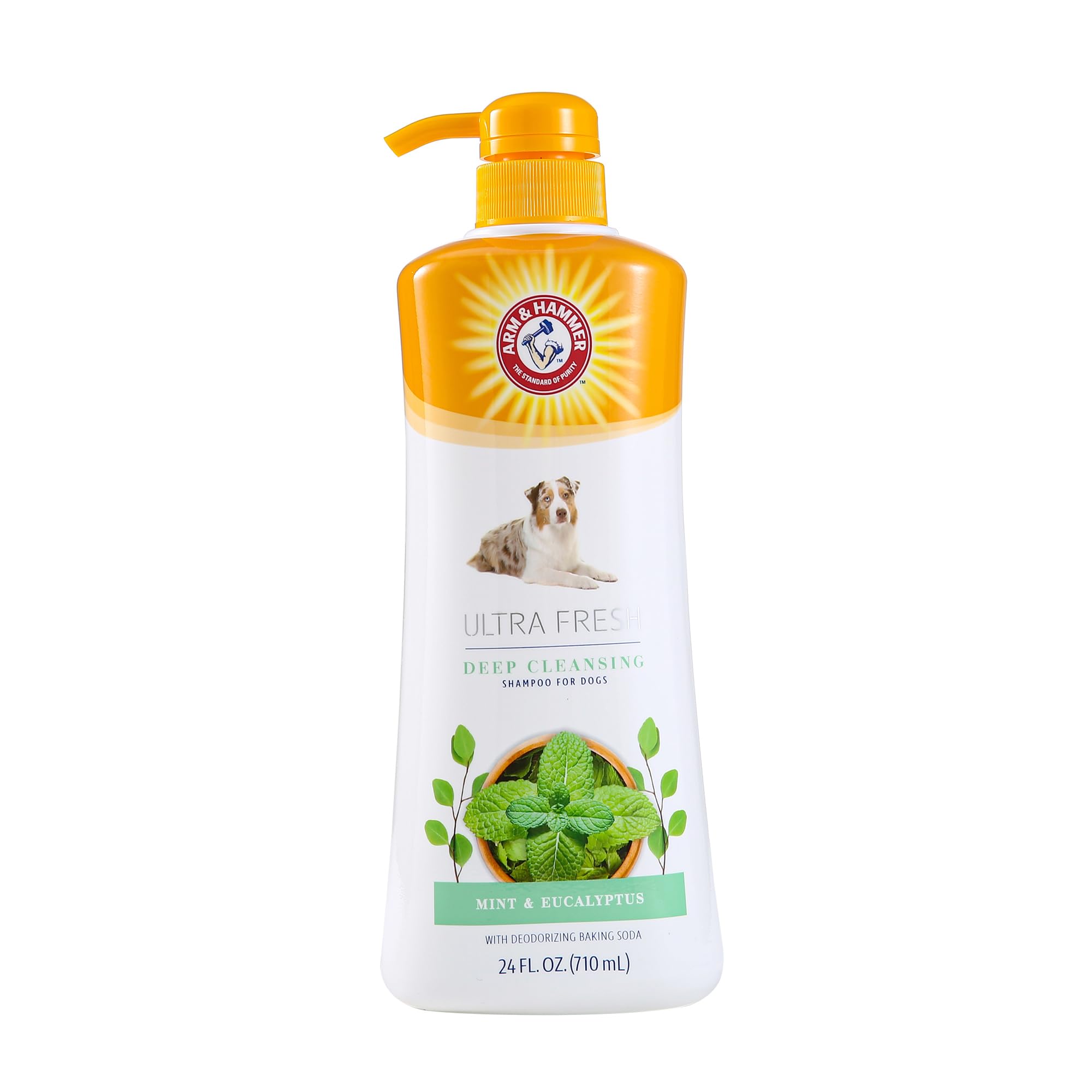 Arm & Hammer For Pets Ultra Fresh Deep Cleansing Dog Shampoo With Charcoal & Rosemary, Value Size 24Oz | Great Smelling Dog Grooming And Bathing Supplies, Dog Wash, Puppy Shampoo, Pet Shampoo