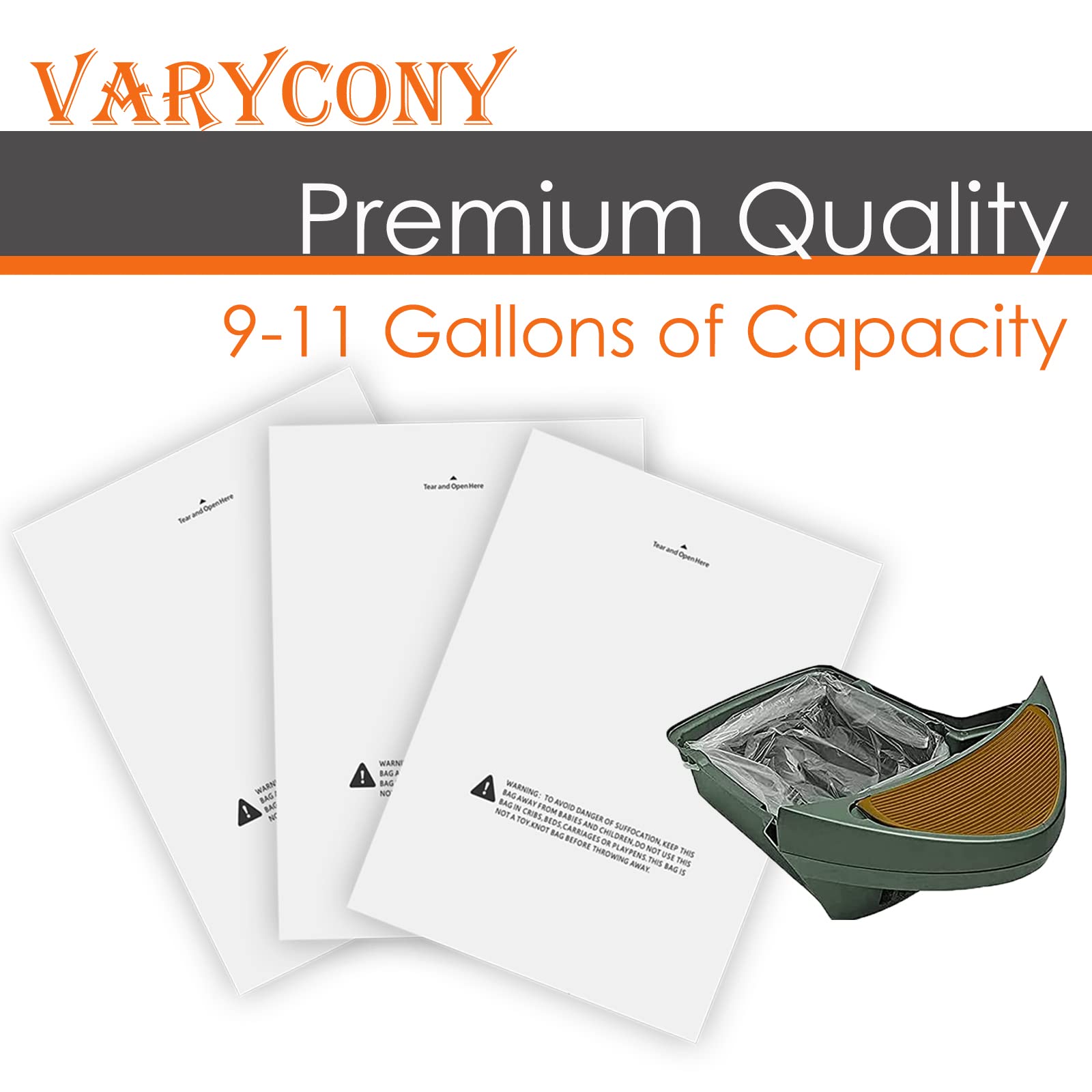 120 Pack Waste Drawer Liners Compatible With All Litter-Robot Models, 9-11 Gallons Replacement Liners, Custom Compatible With Litter-Robot Waste Drawer