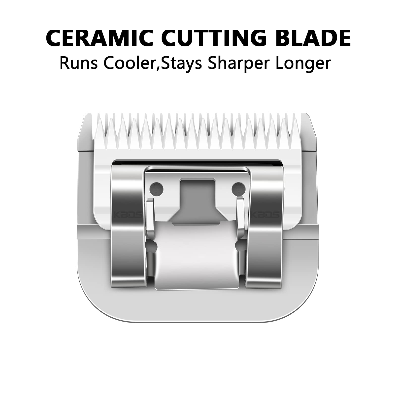 Kbds Detachable Ceramic Pet Clipper Blades,Size-10 Blade Compatible With Most Andis,Oster,Wahl A5 Clippers,Made Of Ceramic Blade