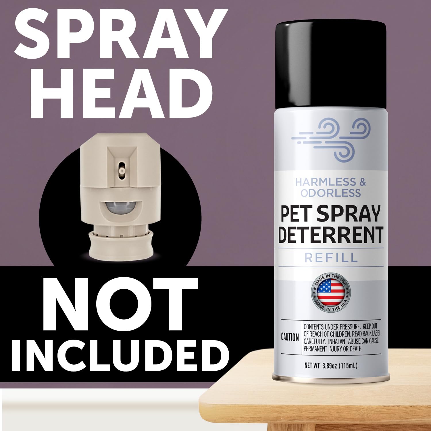 Berkland [2 Pack] Refill for PetSafe SSSCat Spray Deterrent Device - Non-VOC Dog & Cat Spray Deterrent - Family-Safe Cat Deterre