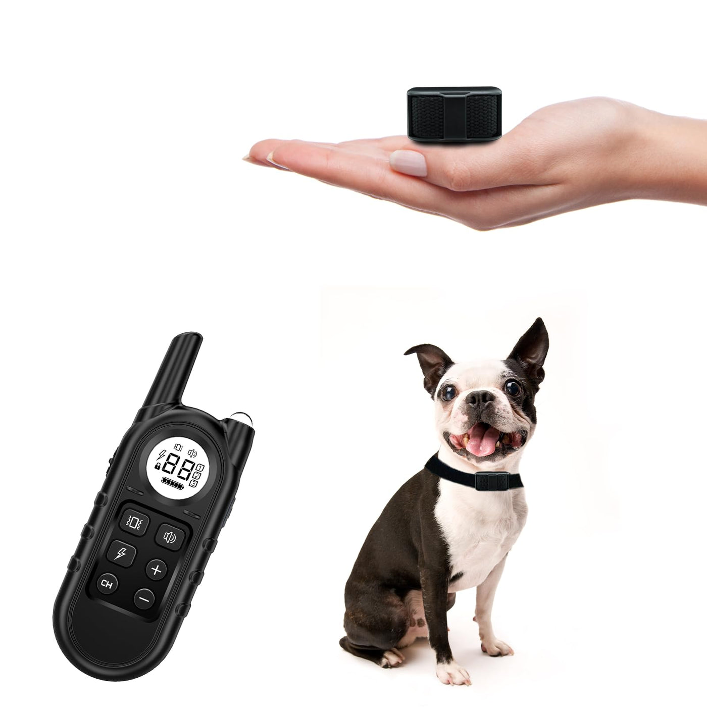 Tiniest Dog Shock Collar, Lightest Dog Training Collar With Remote For Petocart Tiniest Dog Shock Collar, Lightest Dog Training Collar With Remote For Petocart