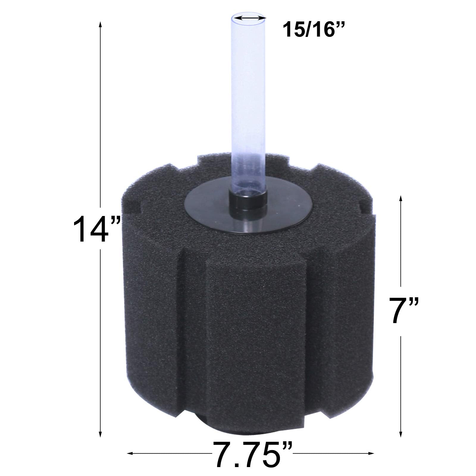 Aquaneat Aquarium X Large Bio Sponge Filter Breeding Fry Fish Tank (Xx Large Up To 220Gal)