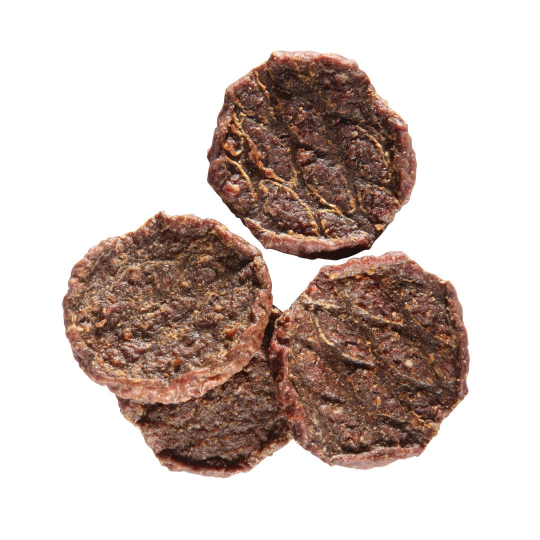Happy Howies Mini Doggy Burgers - Natural Healthy Dog Treats, Made with Real Beef, Hormone and Gluten Free - Beef, 126 Count (P