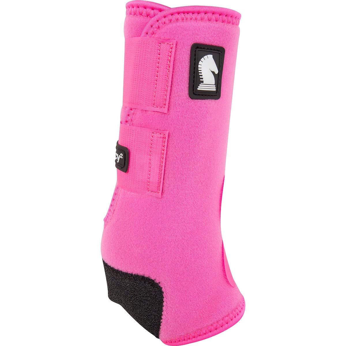 Classic Equine Legacy2 Support Boots, Front (Hot Pink, Medium)