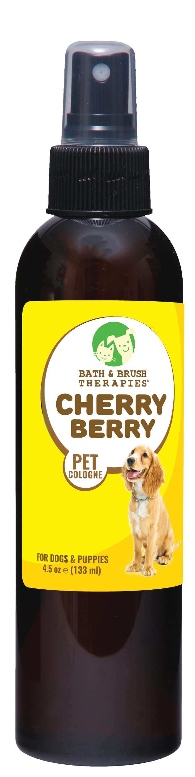 Showseason Animal Products Bath & Brush Therapies Cherry Berry Pet Cologne 4.5 Oz. For Dogs And Puppies | Long-Lasting Odor Elim