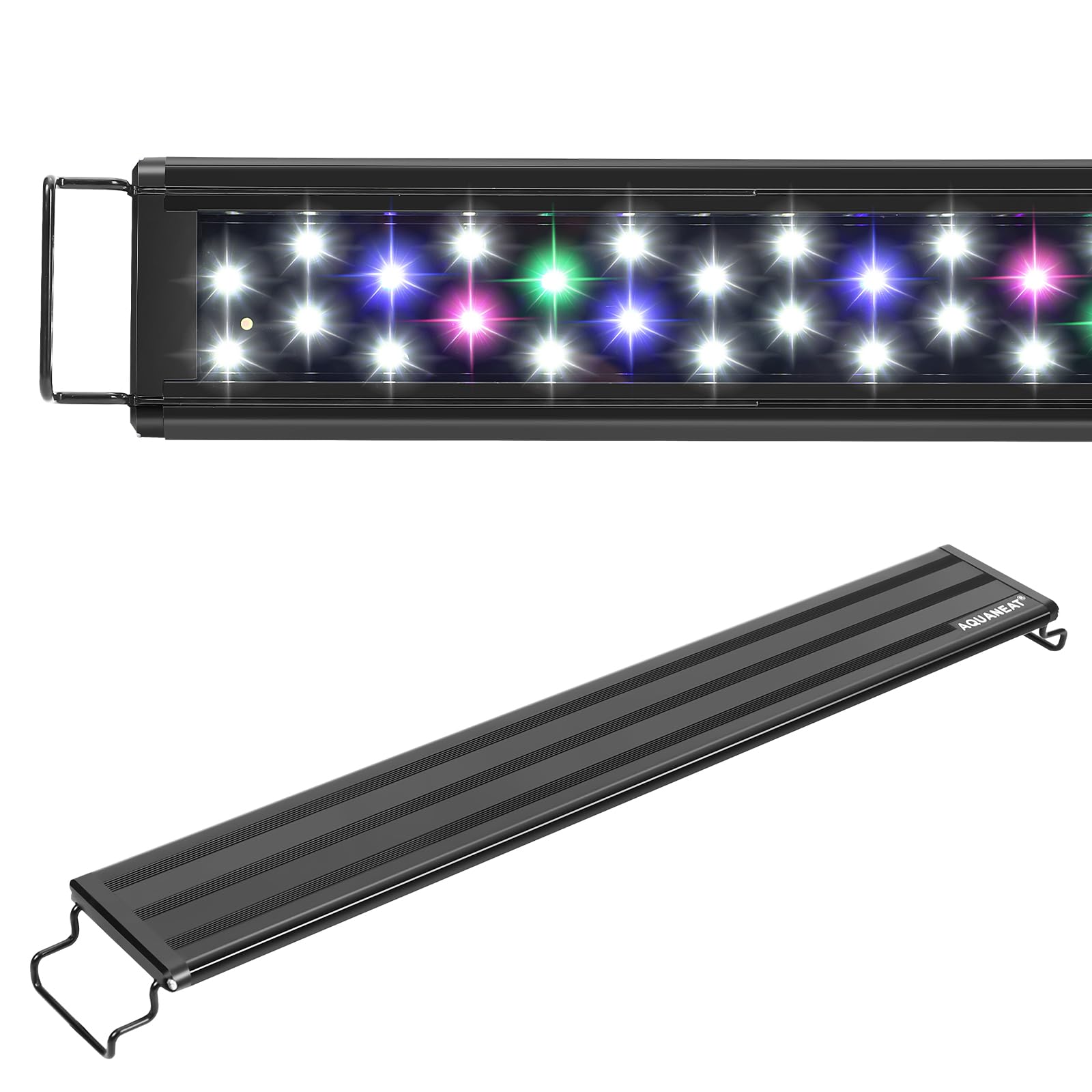 Aquaneat Led Aquarium Light Full Spectrum For 48 Inch To 54 Inch Fish Tank Light Fresh Water Light Multi-Color