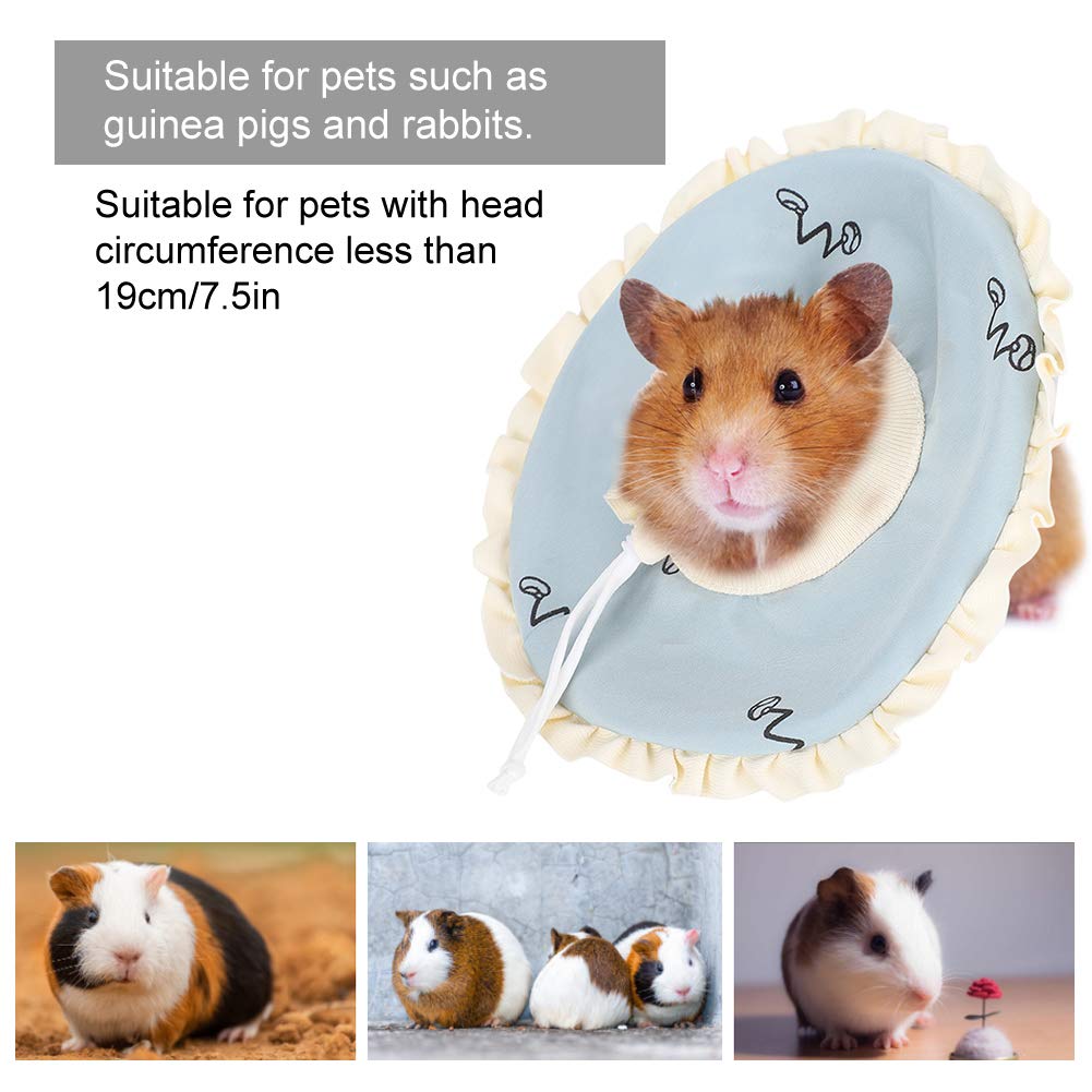 Hamster Cone Collar,Guinea Pig Protective Ring Soft Cat Recovery Collar For Cat Kitten Prevent From Licking