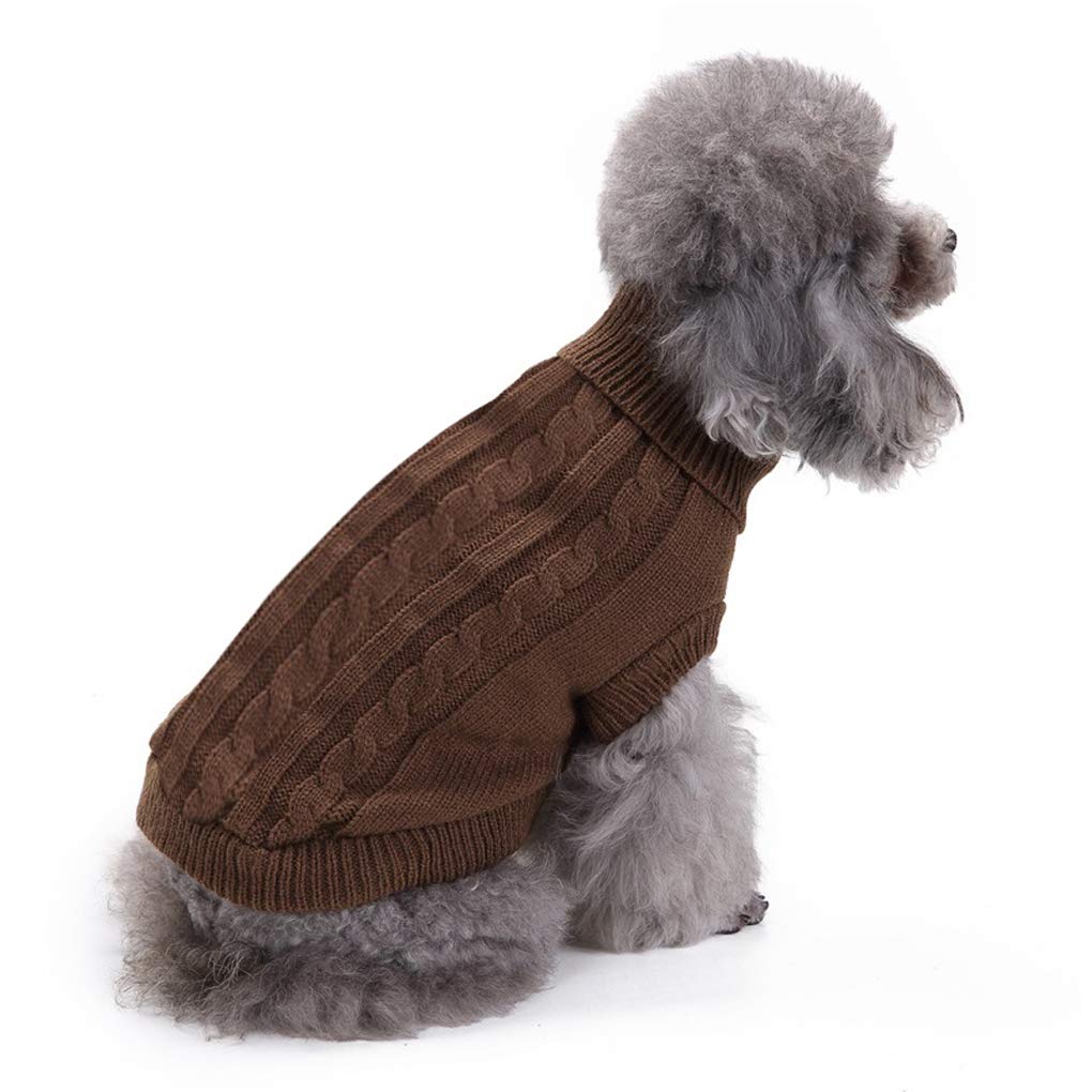 Dog Sweater For Small, Medium, Large Dogs - Warm Winter Turtleneck Pet Clothes For Girls Boys Puppy Cat - Cute Classic Christmas