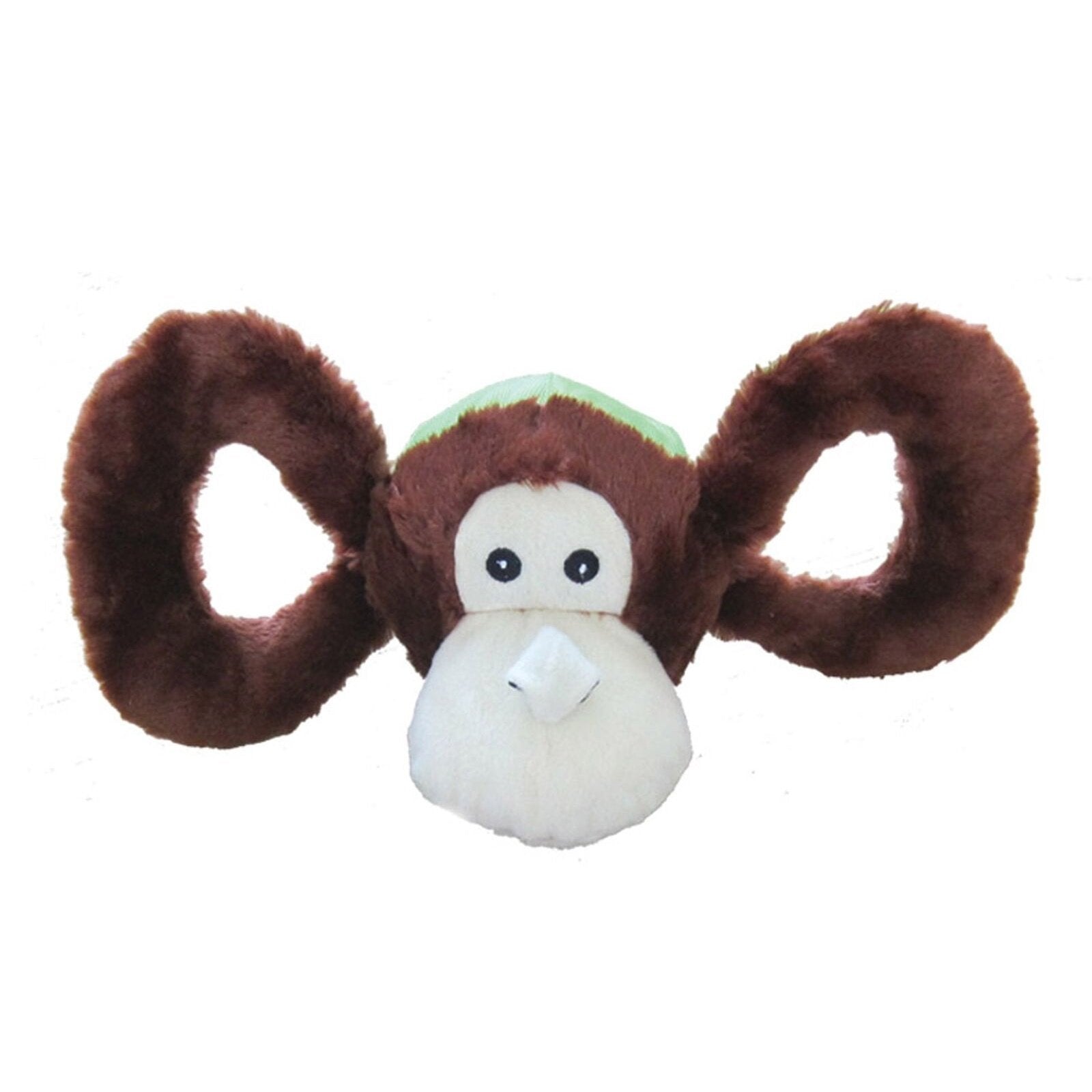 Jolly Pets Jolly Tug-A-Mal Monkey Tug/Squeak Toy, Large