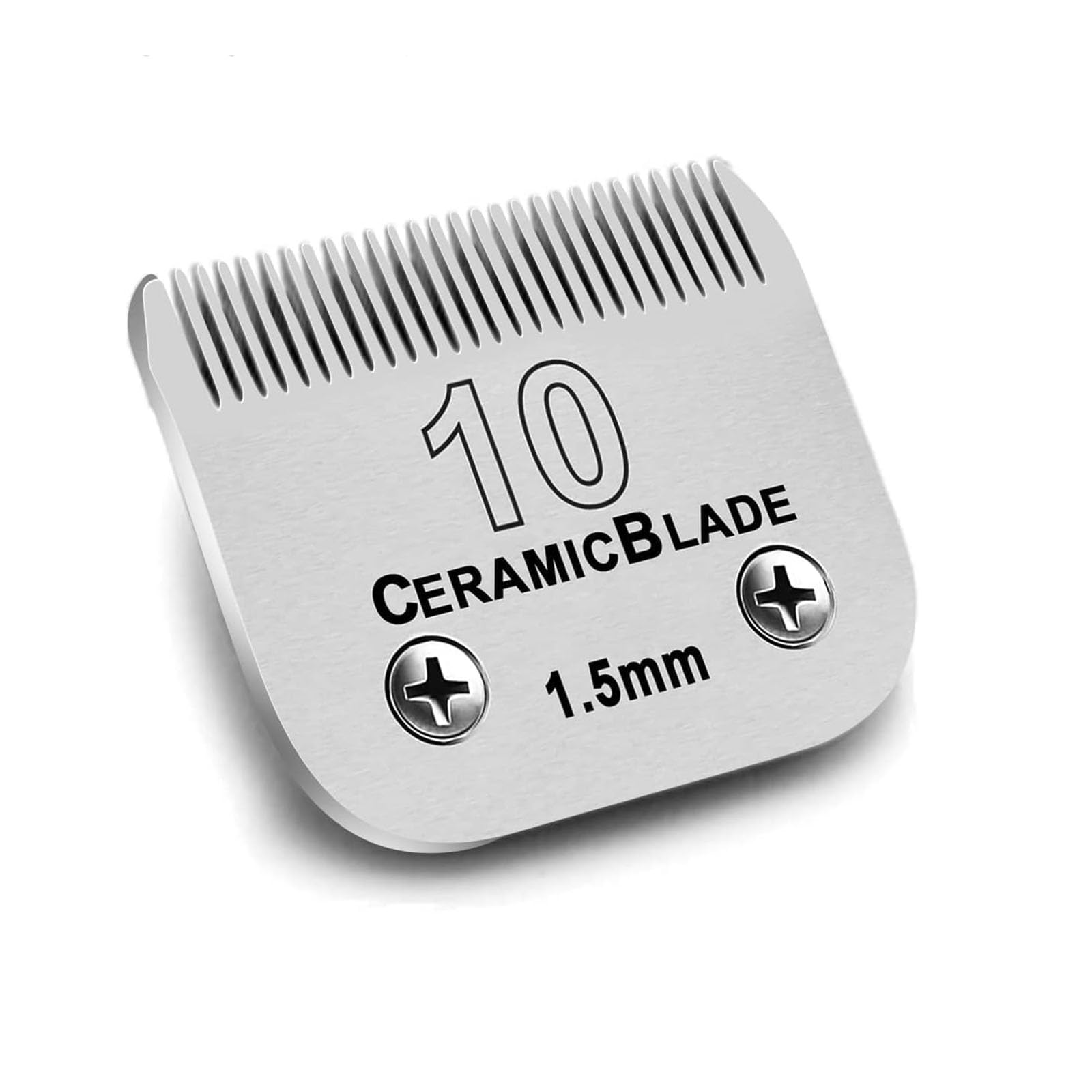 1Pack 10 Blade Dog Groomg Blades Compatible With Pet Clipper/Oster A5/Wahl Km Series Dog Clipper,Ceramic Blade & Stainless Steel