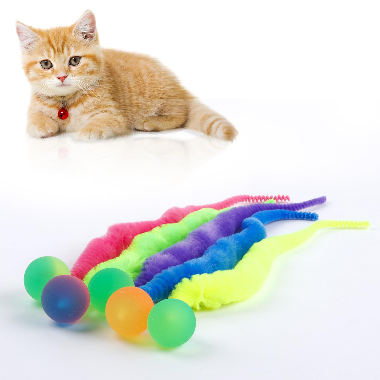 Yishangfa Bouncy Balls For Cats-5 Packs