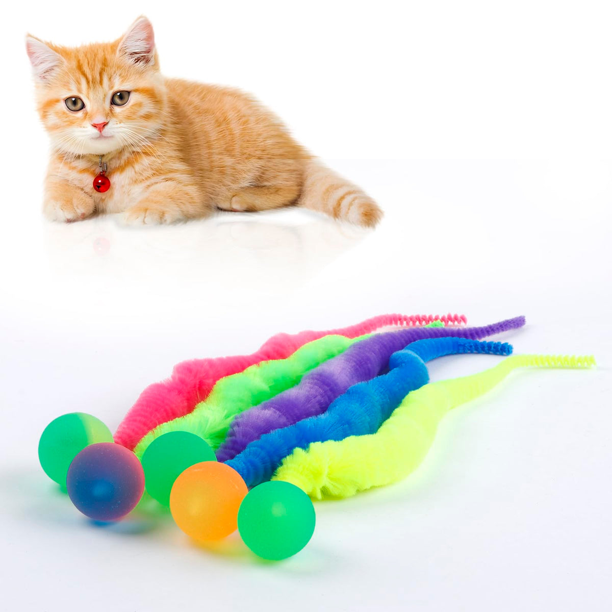 Yishangfa Bouncy Balls For Cats-5 Packs
