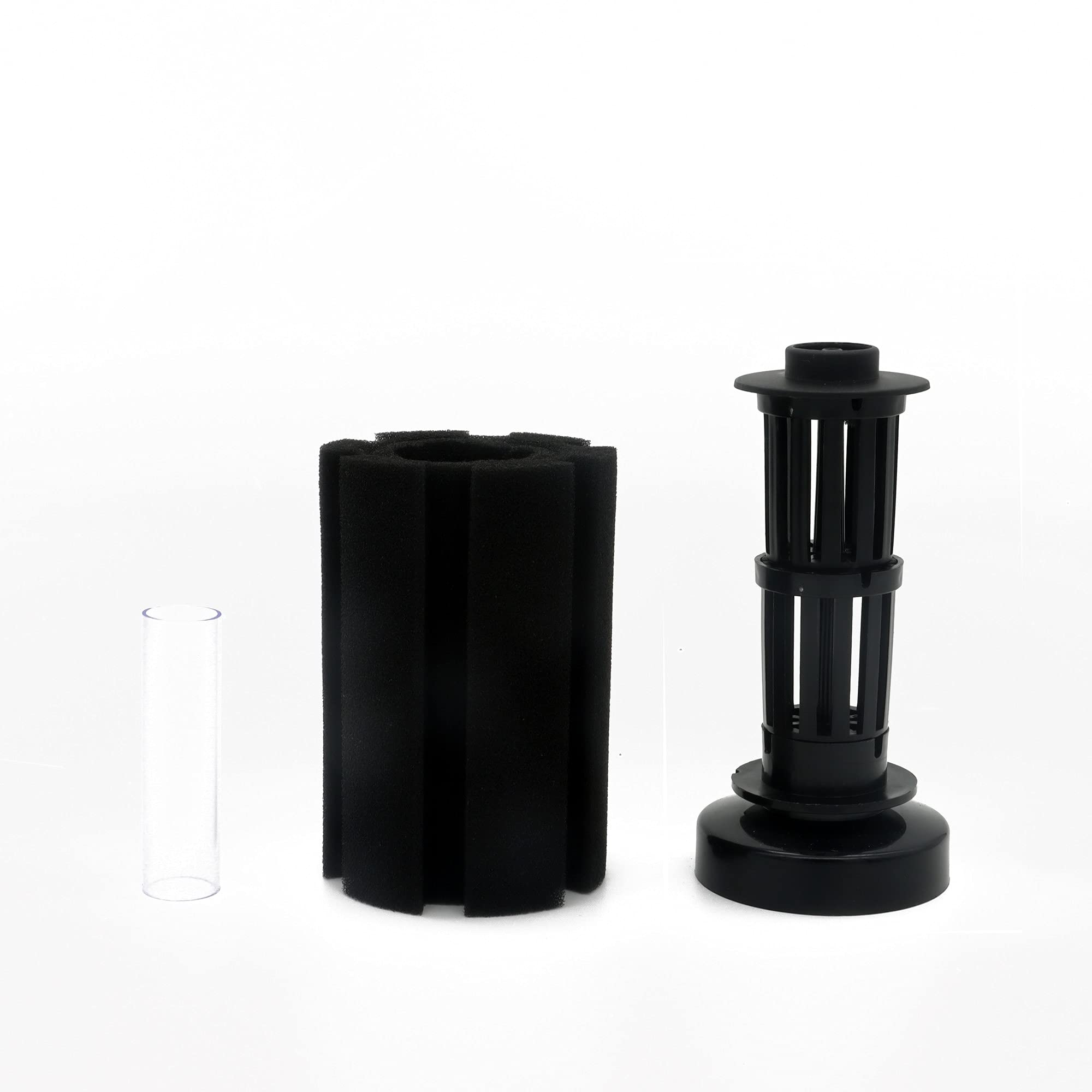 Alegi 4Pcs Small Aquarium Bio Sponge Filter With Suction Cups, Check Valves For 5 Gal, 10 Gal, 20 Gal Breeding Fry Betta Shrimp
