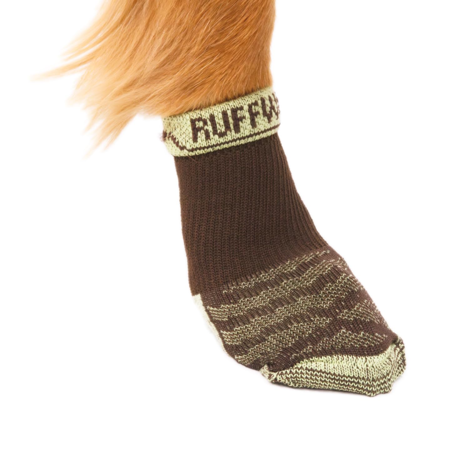 Ruffwear, Bark'N Boot Socks, Comfortable Dog Socks & Boot Liners, Earth Brown, 1.50 In/ 1.75 In