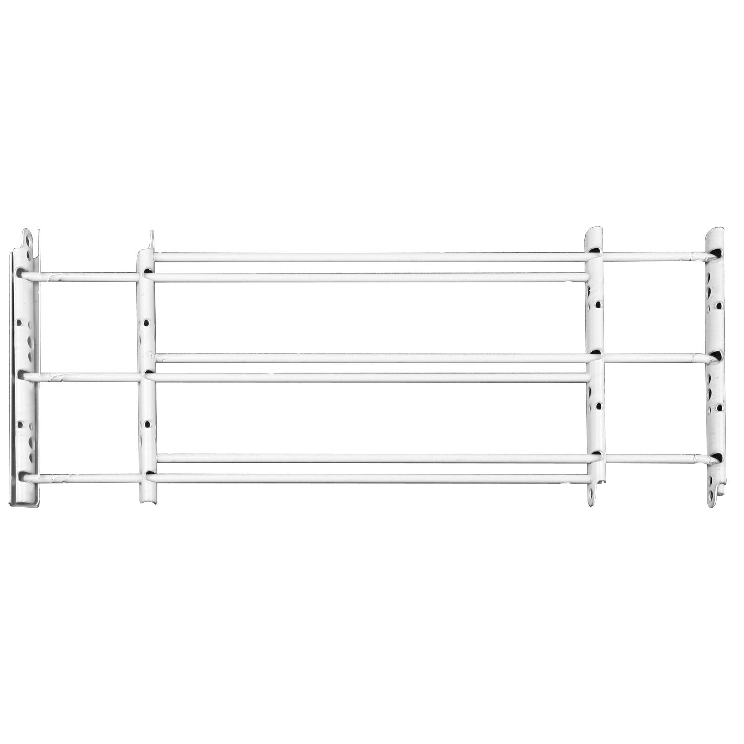 Knape & Vogt 1133 Child Safety Guard, 3-Bar: Width 24'' to 42'' - Max height: 14'', White